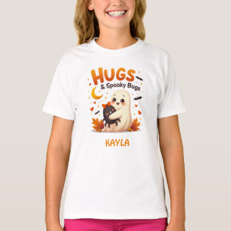 T-shirt Hugs et bugs Éffrayants Fantômes d'Halloween