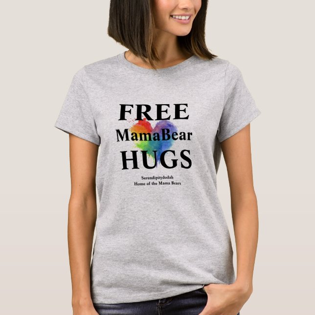 T-shirt Hugs gratuit (Devant)