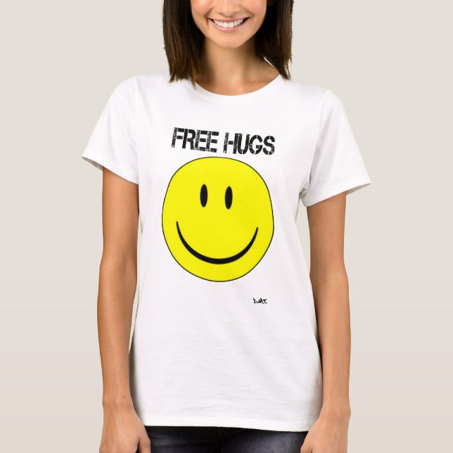 T-SHIRT HUGS GRATUITS - ACIDE DMT GRAFFITI SPIRITUEL (Devant)