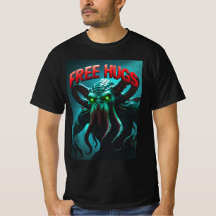 T-shirt HUGS GRATUITS (De Votre Nouveau Dieu) Cthulhu