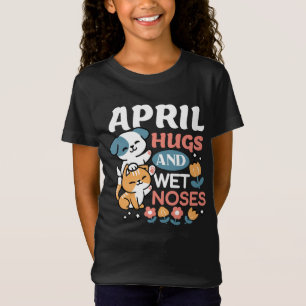 T-Shirt Hugs, Nez Humide et Vibes de Printemps - Animaux d