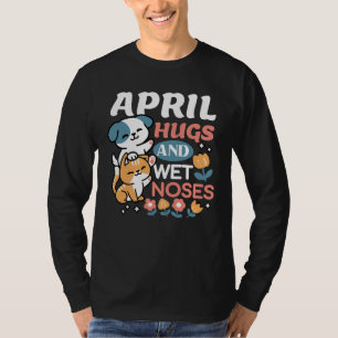 T-shirt Hugs, Nez Humide et Vibes de Printemps - Animaux d