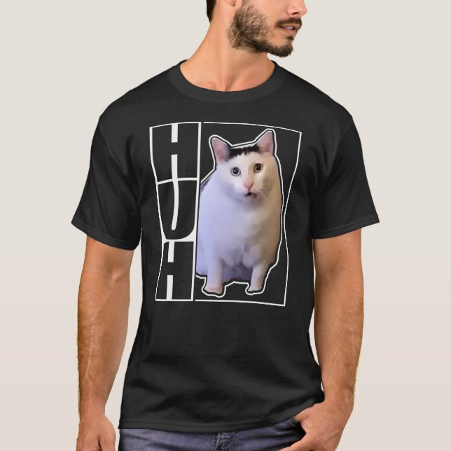 T-shirt Huh Cat Shirt - Huh Cat (Devant)