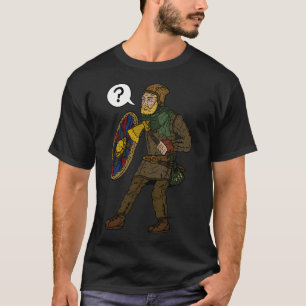 T-shirt Huh Guerrier Germanique Exact Historique. européen