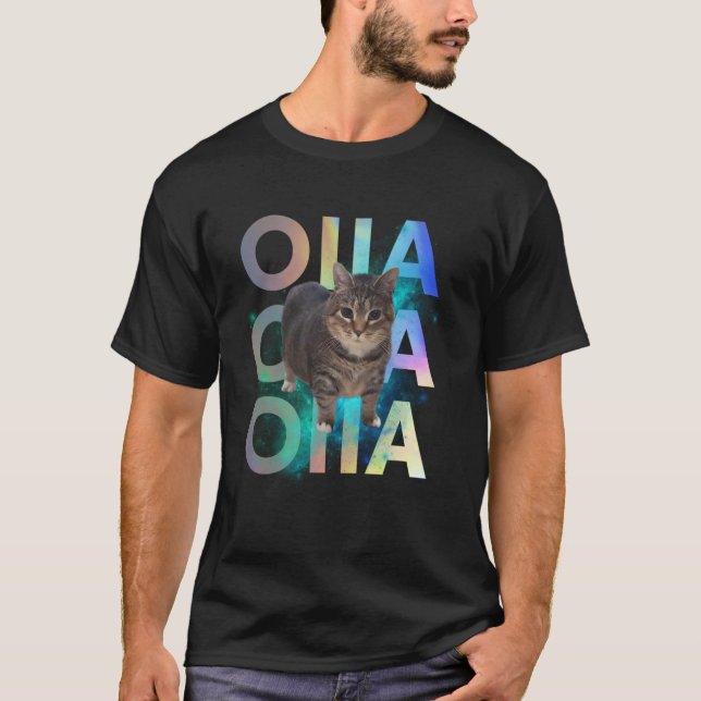 T-shirt HUIIA HUIIA PIERRE Cat Mème Drôle Brainrot E (Devant)