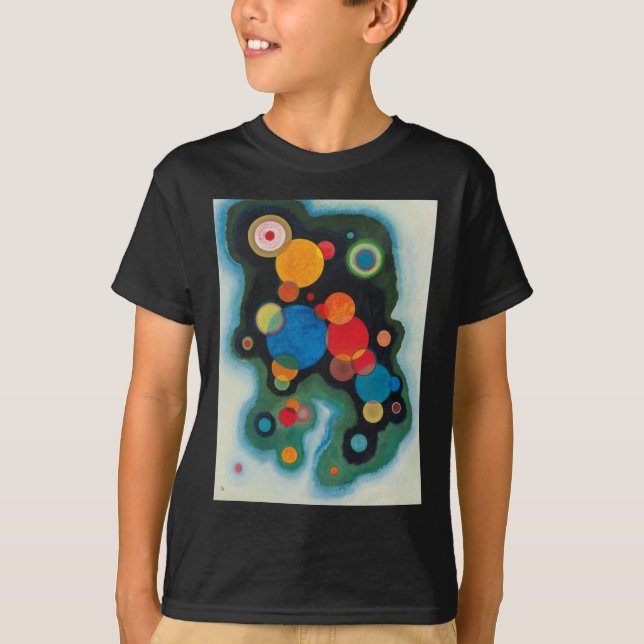 T-shirt Huile Abstraite de Kandinsky Deepened Impulse sur  (Devant)
