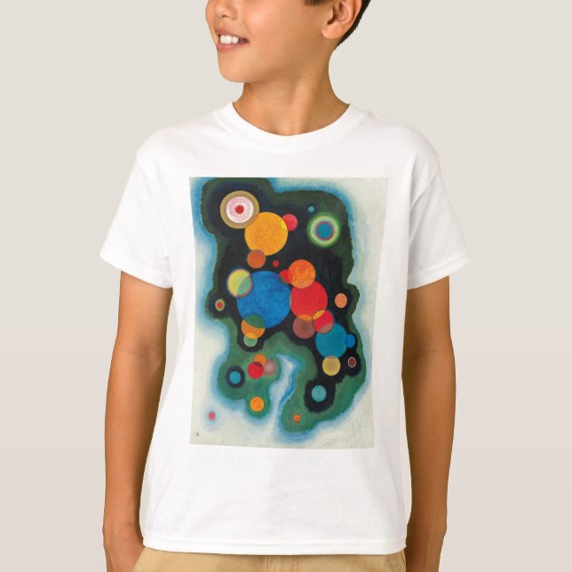 T-shirt Huile Abstraite de Kandinsky Deepened Impulse sur  (Devant)