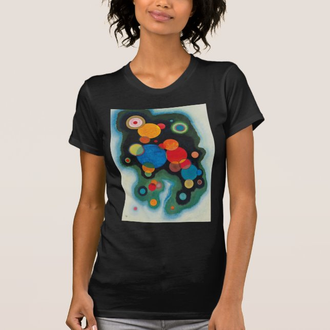 T-shirt Huile Abstraite de Kandinsky Deepened Impulse sur  (Devant)