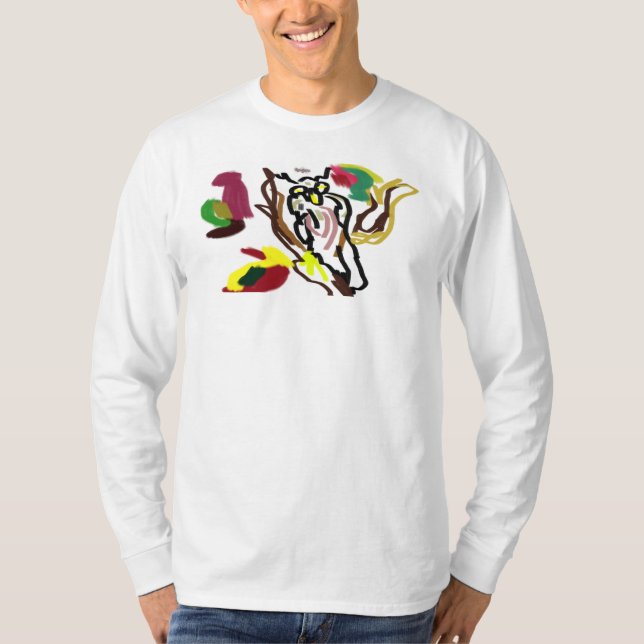 T-shirt Huile d'automne de hibou (Devant)