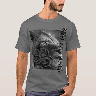 T-shirt Huile de lion Noir Lyon design gr3