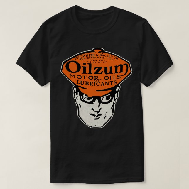 T-shirt Huile de moteur Retro Oilzum (Design devant)