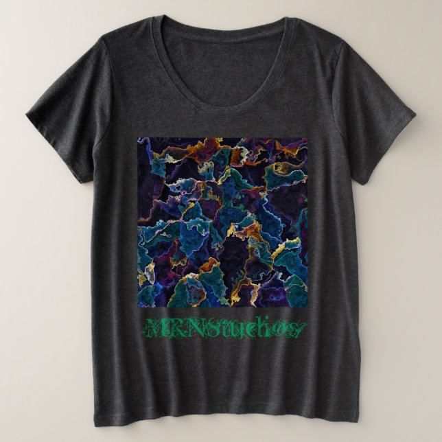 T-shirt Huile Slick Plus Taille (Design devant)