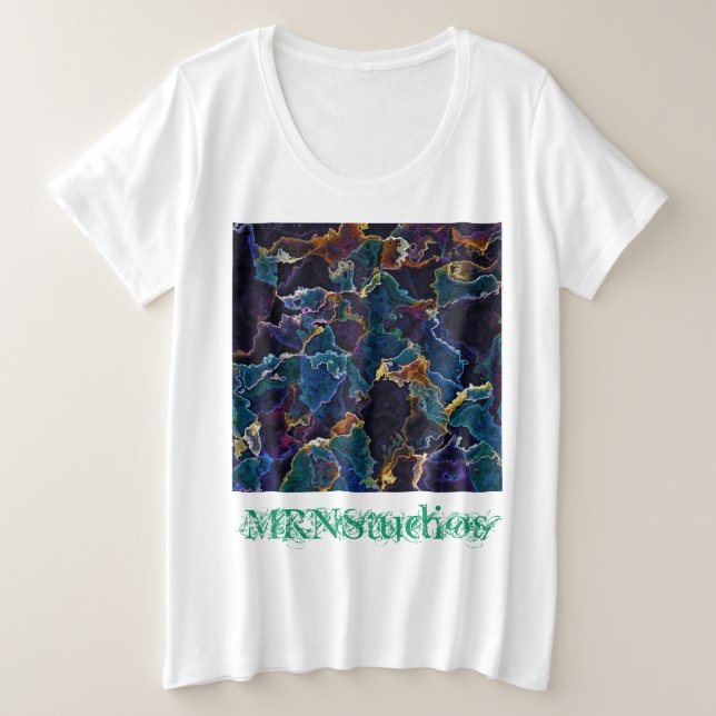 T-shirt Huile Slick Plus Taille (Design devant)