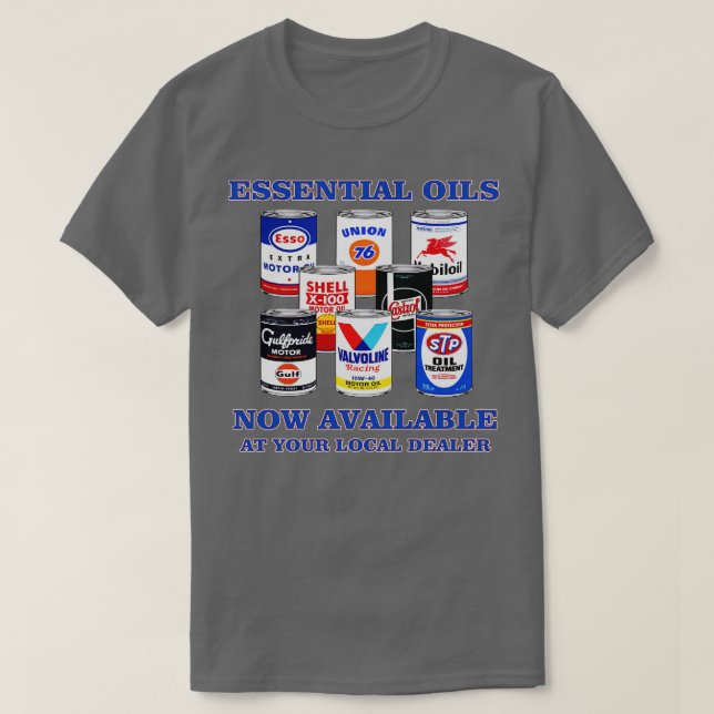 T-shirt Huiles (Design devant)