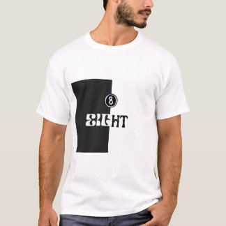 T-shirt Huit chiffres ont inspiré les hommes de base T-shi