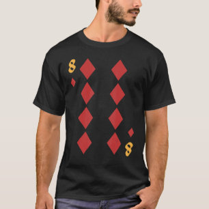 T-shirt Huit De Cartes De Diamants Halloween Group Co
