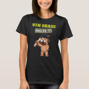 T-shirt Huitième Année Clôturée Il Milieu École Secondaire