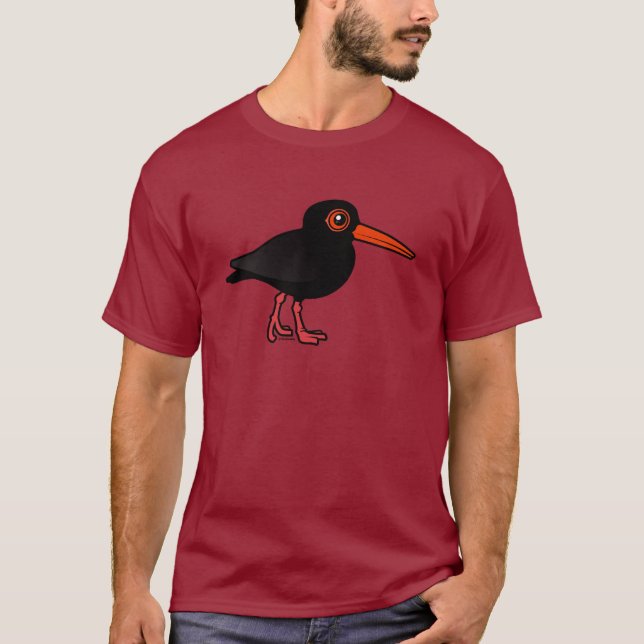 T-shirt Huîtrier de suie de Birdorable (Devant)