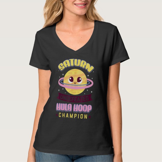 T-shirt Hula Hoop Dancer Gymnastique Trainer Hooping Enthu (Devant)