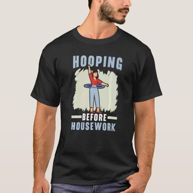 T-shirt Hula Hooper Hula Hoop Hoop Dan (Devant)