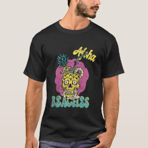T-shirt Hull d'ananas hawaïen Aloha Plages Hawaii Summ