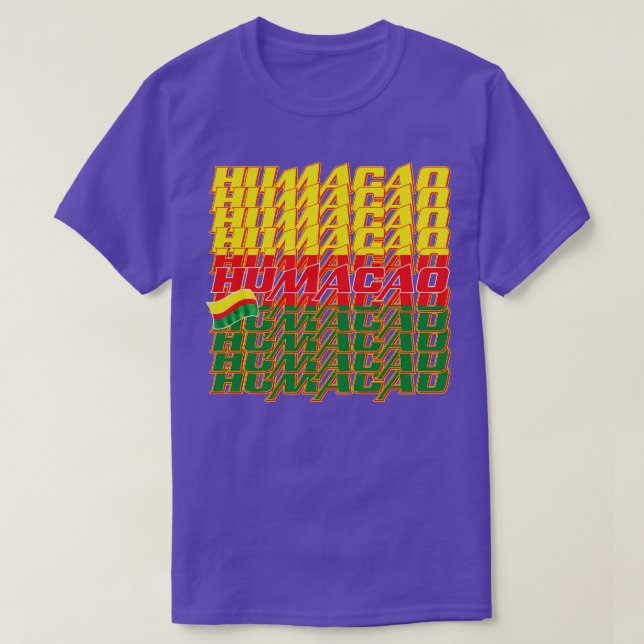 T-shirt Humacao Cascade texte 2 (Design devant)