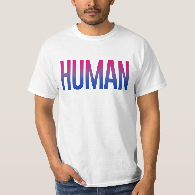 T-shirt Humain bisexuel (Devant)