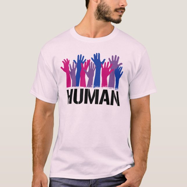 T-shirt Humain bisexuel (Devant)