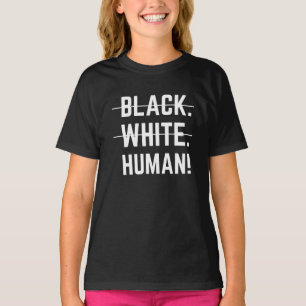 T-Shirt Humain Noir et Blanc