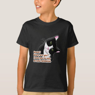 T-shirt Humain ? Où es-tu ? Chat