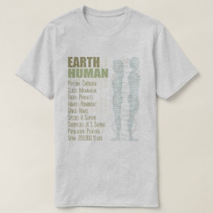 T-shirt humain Terre