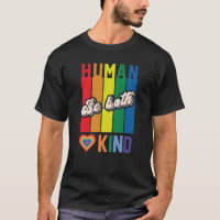 Human | Be Kind | Rainbow | LGBTQ