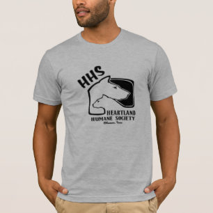 T-shirt humanitaire de société de centre