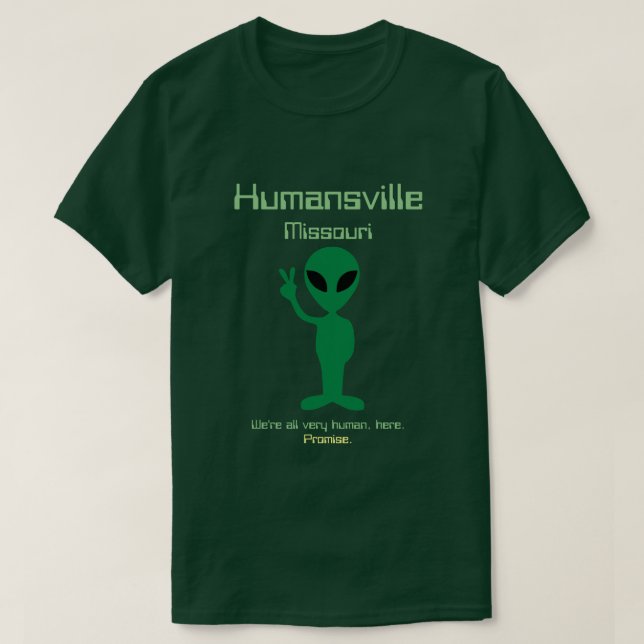 T-shirt Humansville Missouri (Design devant)