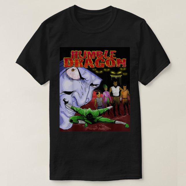 T-shirt Humble dragon (Design devant)