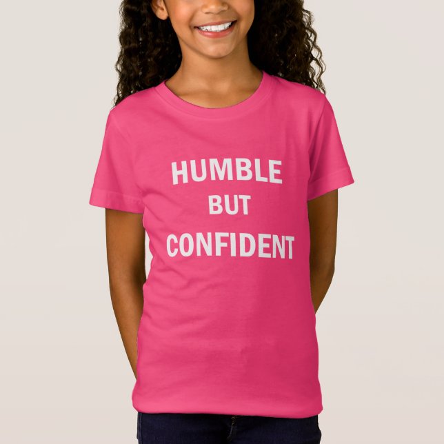 T-shirt humble mais confiant (Devant)