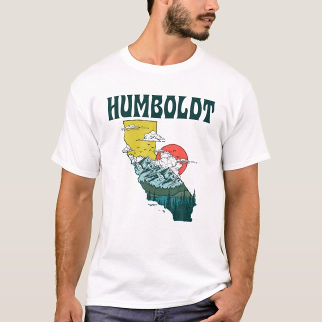 T-shirt Humboldt Californie Nature extérieure (Devant)