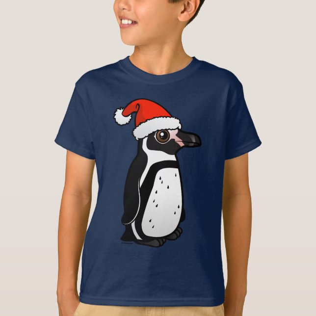 T-shirt Humboldt Penguin Père Noël (Devant)