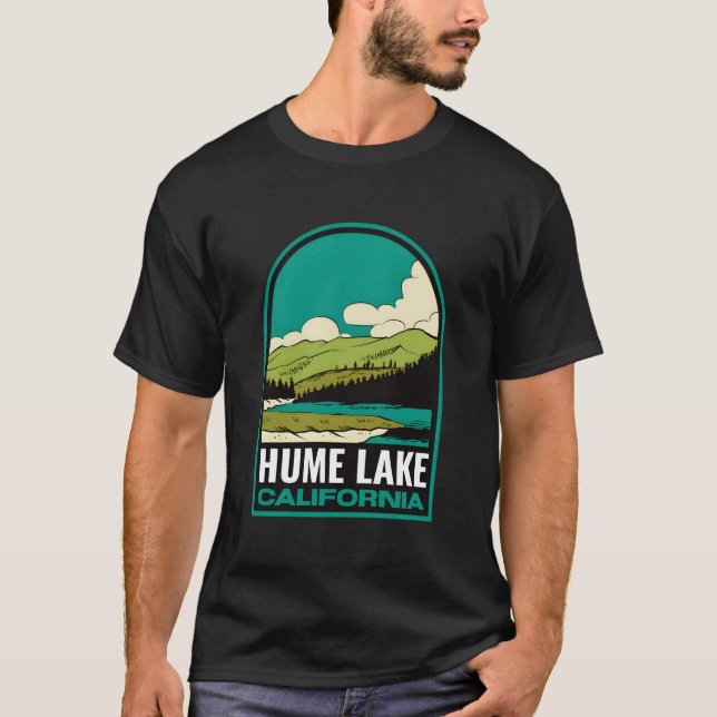 T-shirt Hume Lake Californie (Devant)