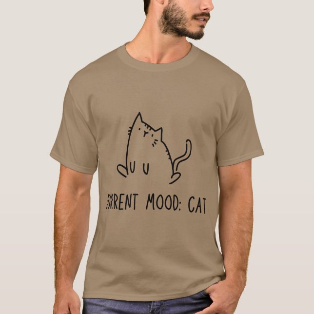 T-shirt Humeur actuelle Chats mignons amis (Devant)