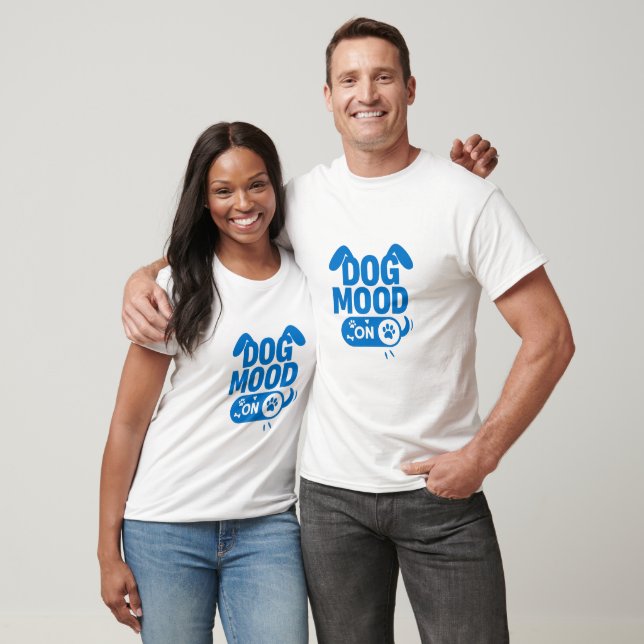T-shirt Humeur de chien allumée (Unisexe)