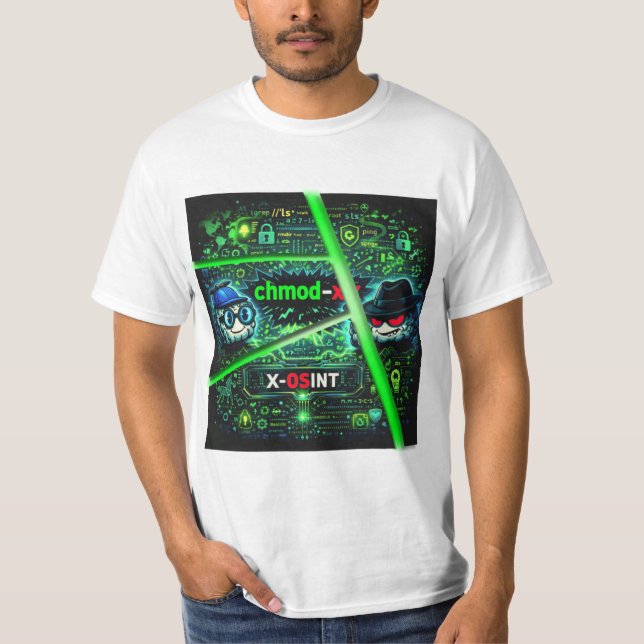 T-shirt Humeur de hacker (Devant)