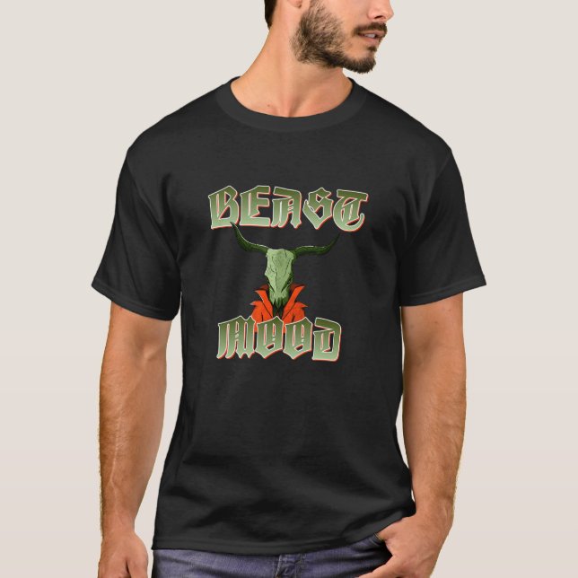 T-shirt Humeur de Minotaure de la bête (Devant)