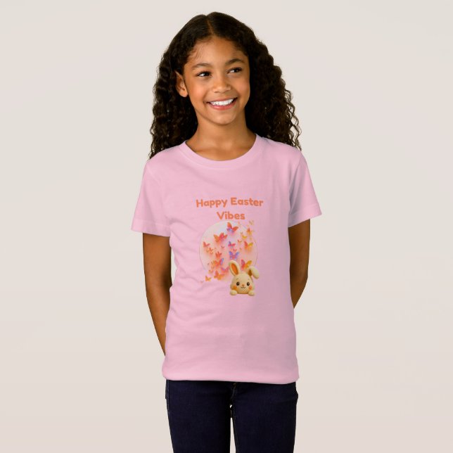 T-shirt "Humeur de Pâques joyeuse" (Devant entier)