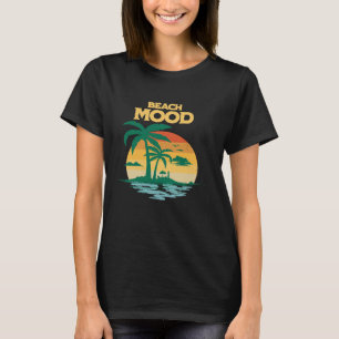 T-shirt Humeur de plage Aloha Hawaï Île hawaïenne Palmier