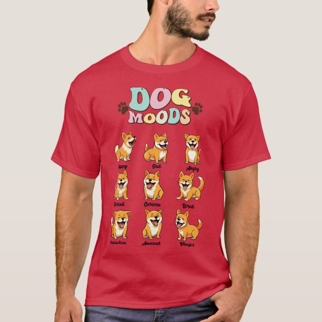 T-shirt Humeurs de chien (Devant)
