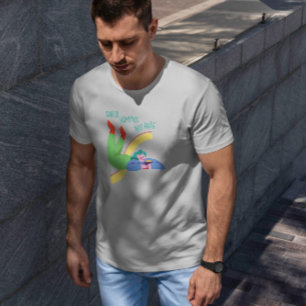T-shirt Humme végétal amusant