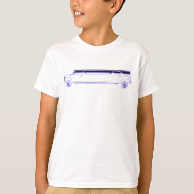 T-shirt Hummer de limousine (Devant)