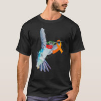 Hummingbird & Orange Ribbon Leukemia Sensibilisati