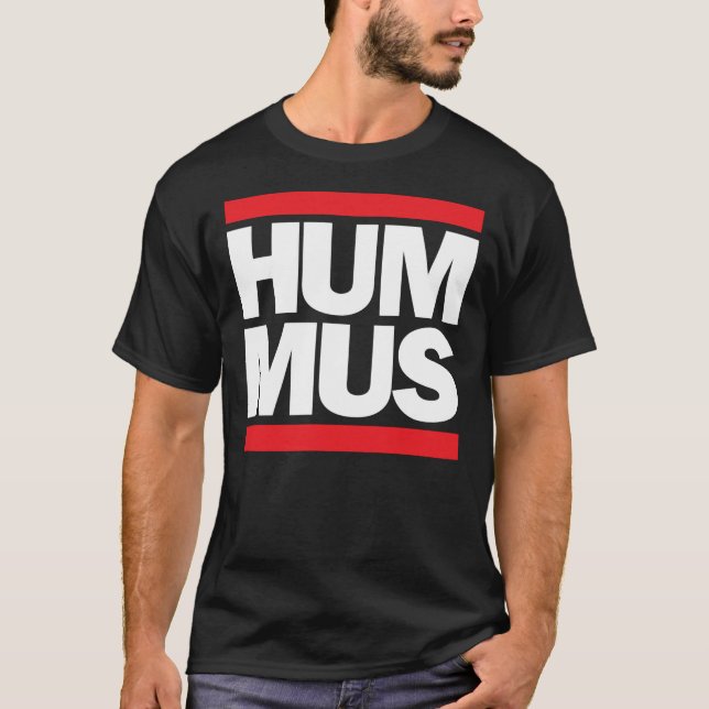 T-shirt HUMMMUS Oldskool Style Hip hop essentiel  (Devant)